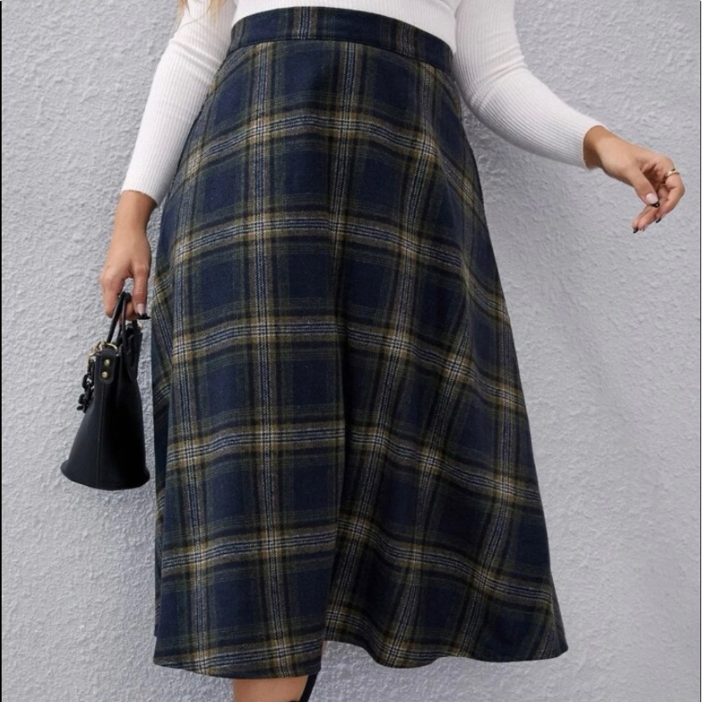 Shein Tartan Skirt
